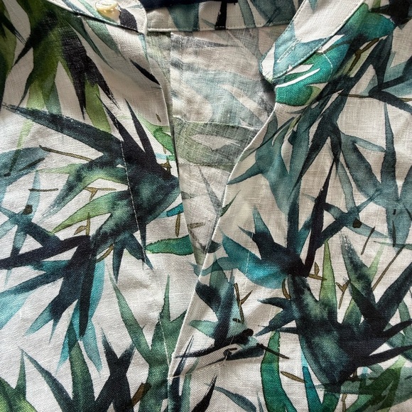 Jim Thompson Linen Boxy Midi Dress Bamboo Print. Size ?S? - Picture 12 of 16